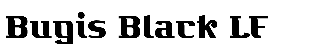 Bugis Black LF